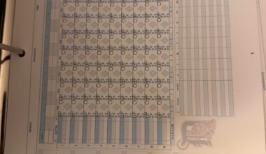 Homemade Scorebook, designed by me, ready for this 2026 season!