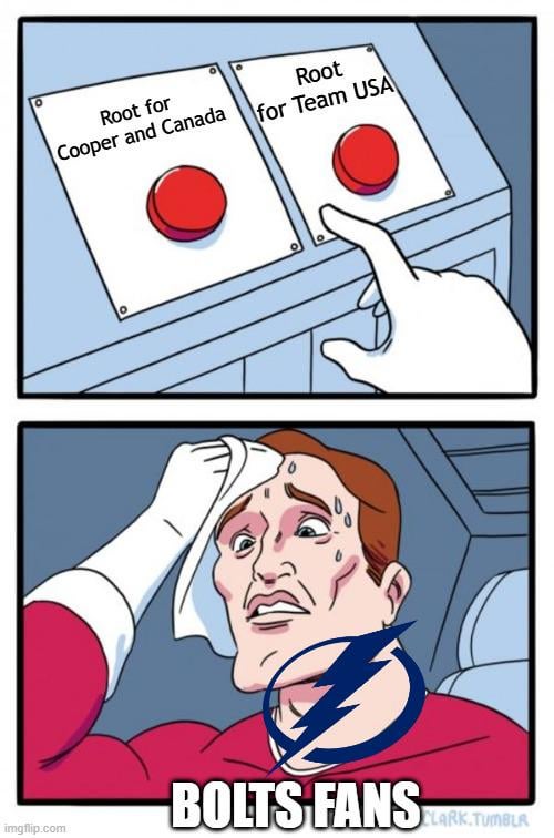 I will be pulling for USA, but Bolts fan should be excited either way...