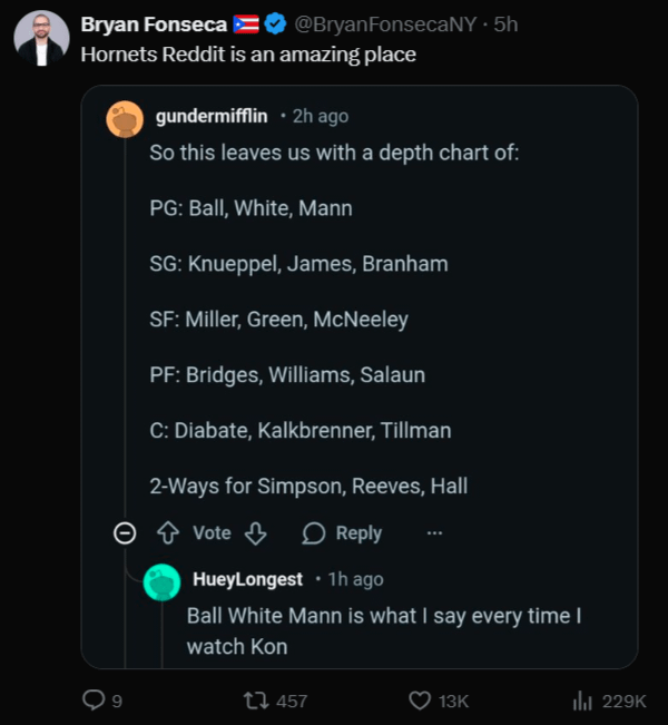 Our sub is infiltrating Hornets Twitter