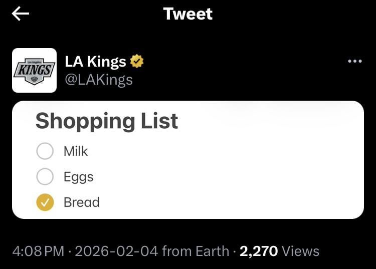 [Kings] Shopping list: