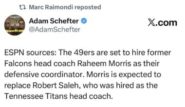 49ers hire Raheem Morris as DC