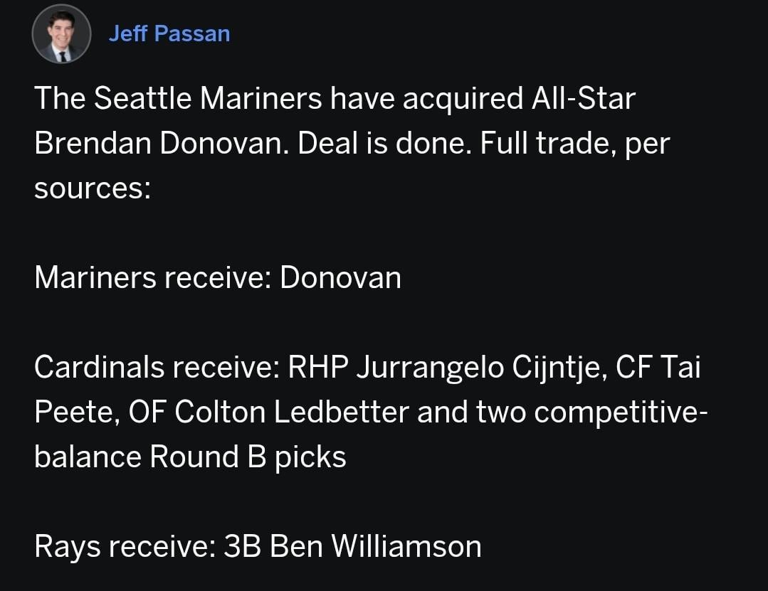Full trade details: