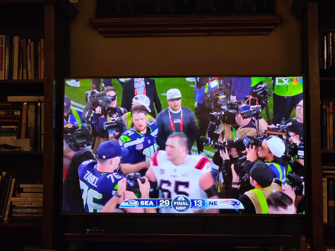 Congratulations to an EX Panther managing to climb the hill to a Super Bowl Championship.