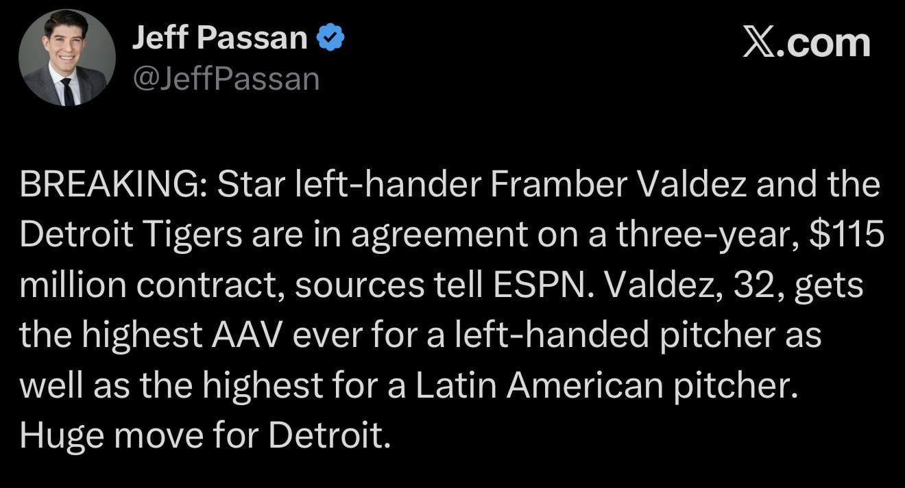 Tigers sign Skubal’s replacement?