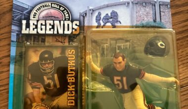 Missing Name on Dick Butkus 1998 Starting Lineup Figurine