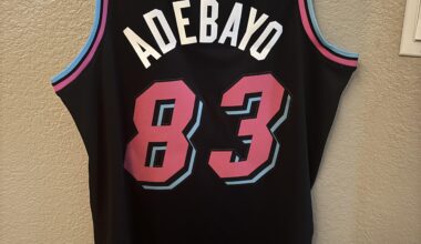 Not the best time as a fan, but hey still a beautiful jersey