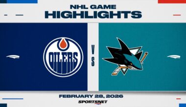 NHL Highlights | Oilers vs. Sharks - February 28, 2026