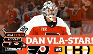 Dan Vladar STELLAR in Flyers 3-1 win over David Pastrnak's Bruins | PHLY Flyers Postgame