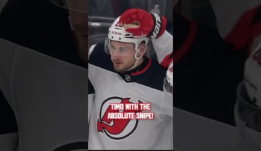 Meier Madness? Already in full swing! #shorts #njdevils #timomeier #timotime #nhl #hockey