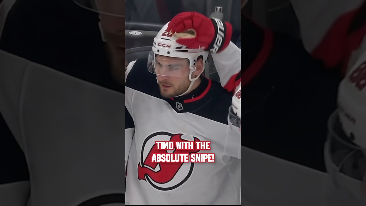 Meier Madness? Already in full swing! #shorts #njdevils #timomeier #timotime #nhl #hockey