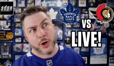Toronto Maple Leafs vs Ottawa Senators | LIVE w/ Steve Dangle