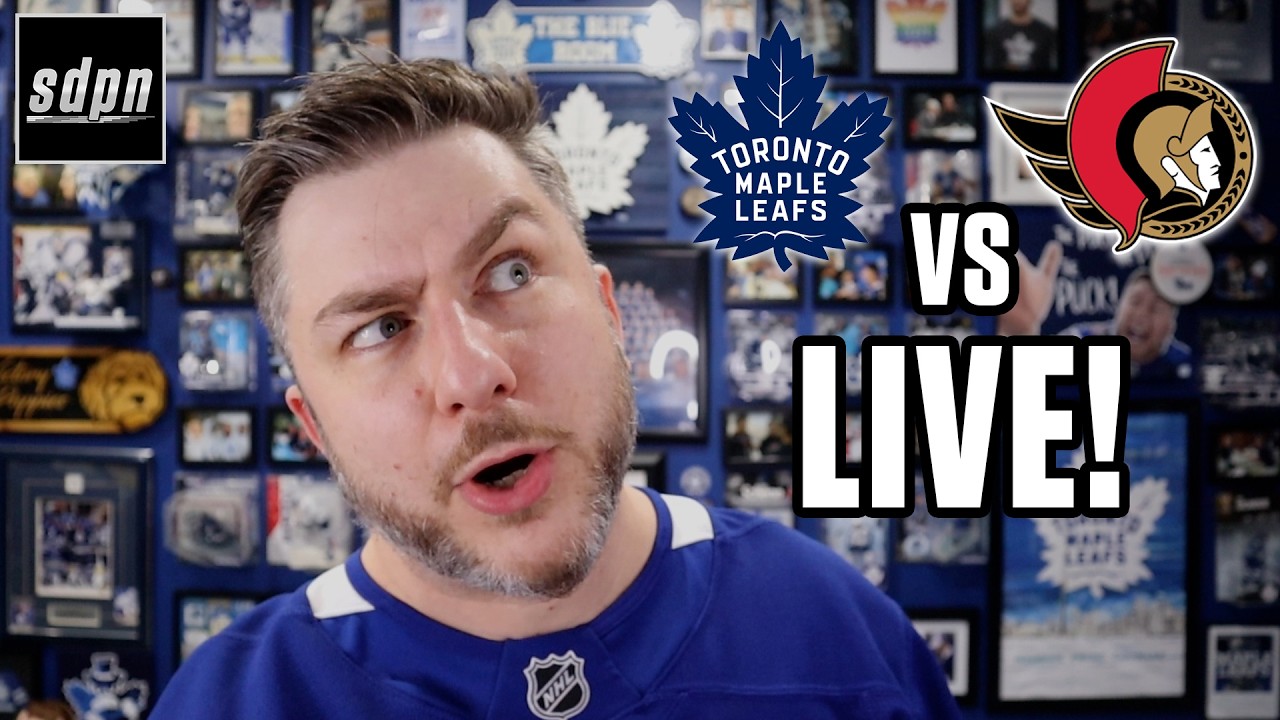 Toronto Maple Leafs vs Ottawa Senators | LIVE w/ Steve Dangle