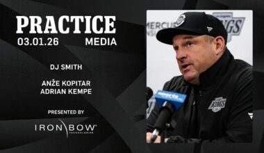 MEDIA: Anže Kopitar, Adrian Kempe, and DJ Smith | 03.01.26