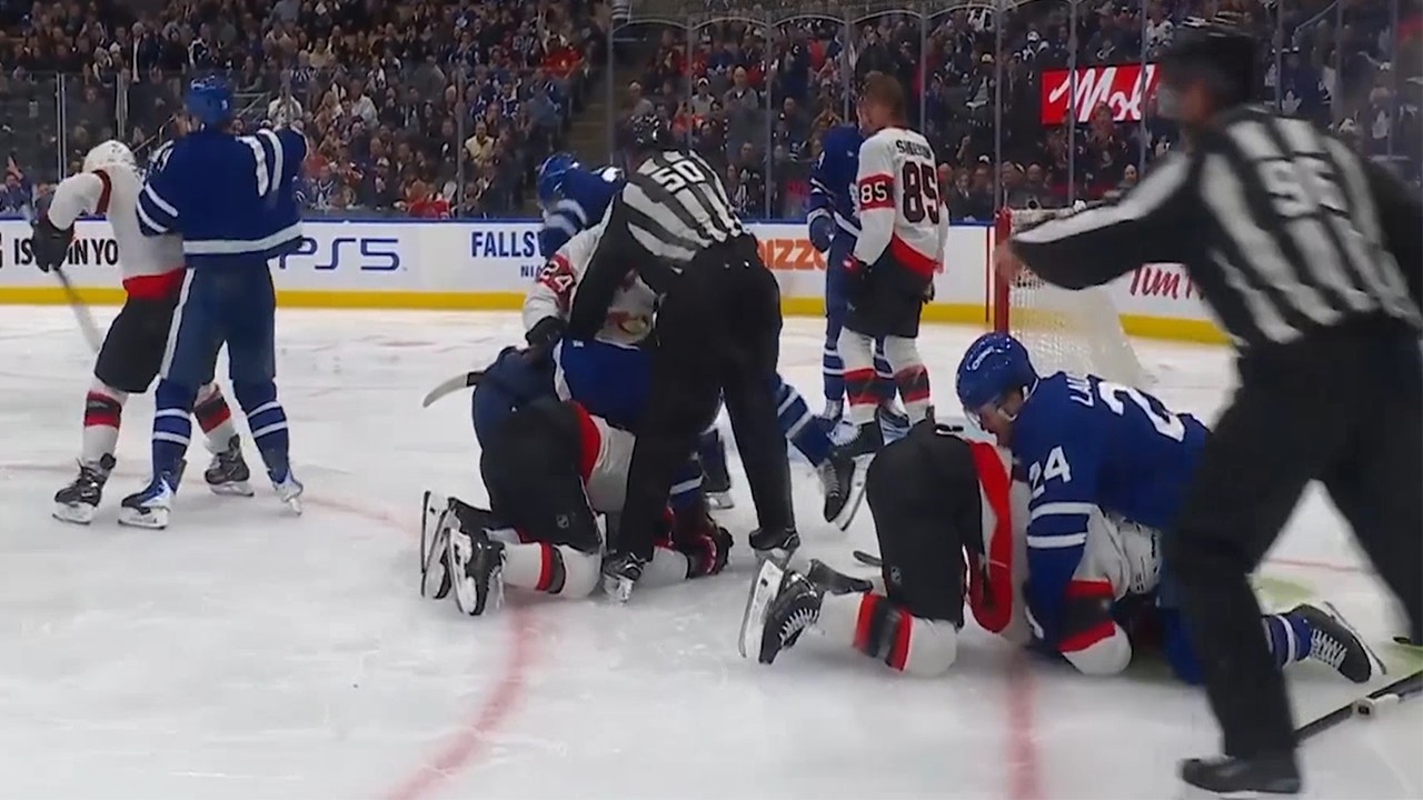 🔥Tempers Flare🔥 Ottawa @ Toronto 3rd Period