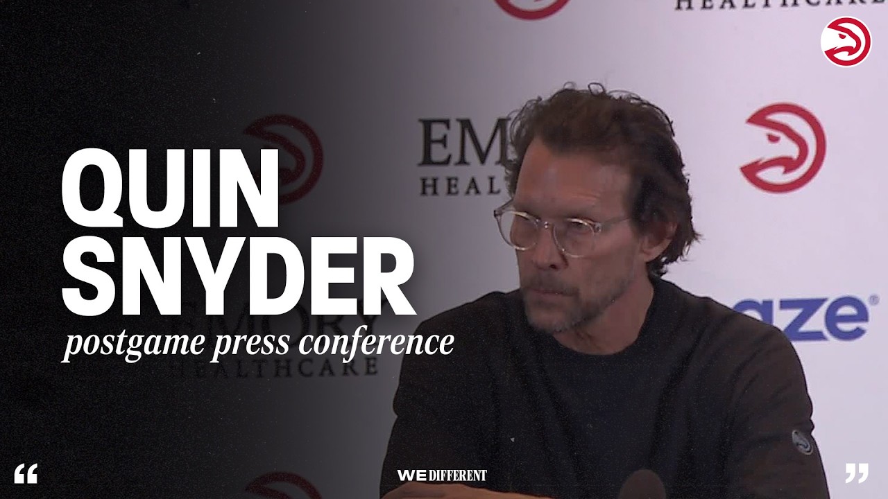 Hawks vs. Trail Blazers Postgame Press Conference: Quin Snyder