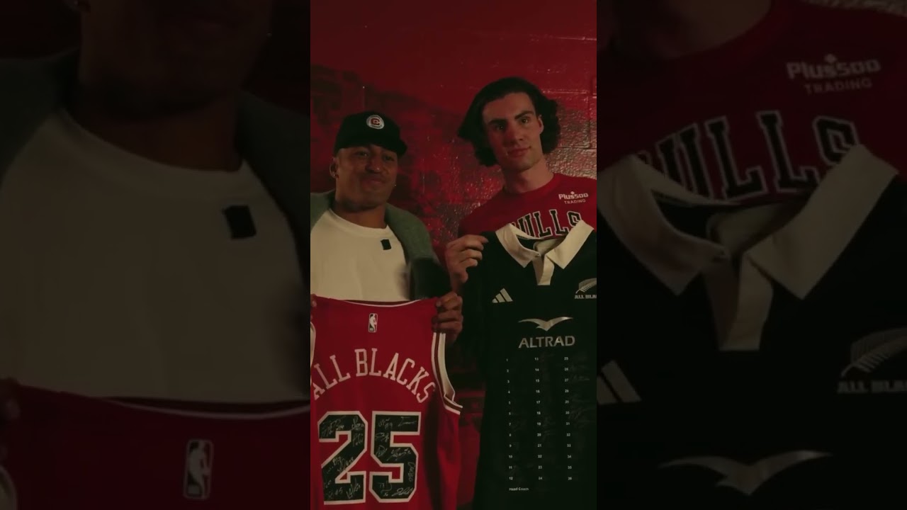 When the All Blacks Met Josh Giddey & the Chicago Bulls 🏀