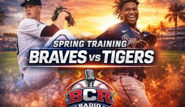 Atlanta Braves vs Detroit Tigers 2026 Spring Training BCR Play-by-Play Group Therapy Watch Party