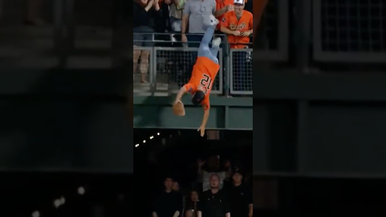 POV: He Landed It With the Ball! 😱⚾ #Orioles