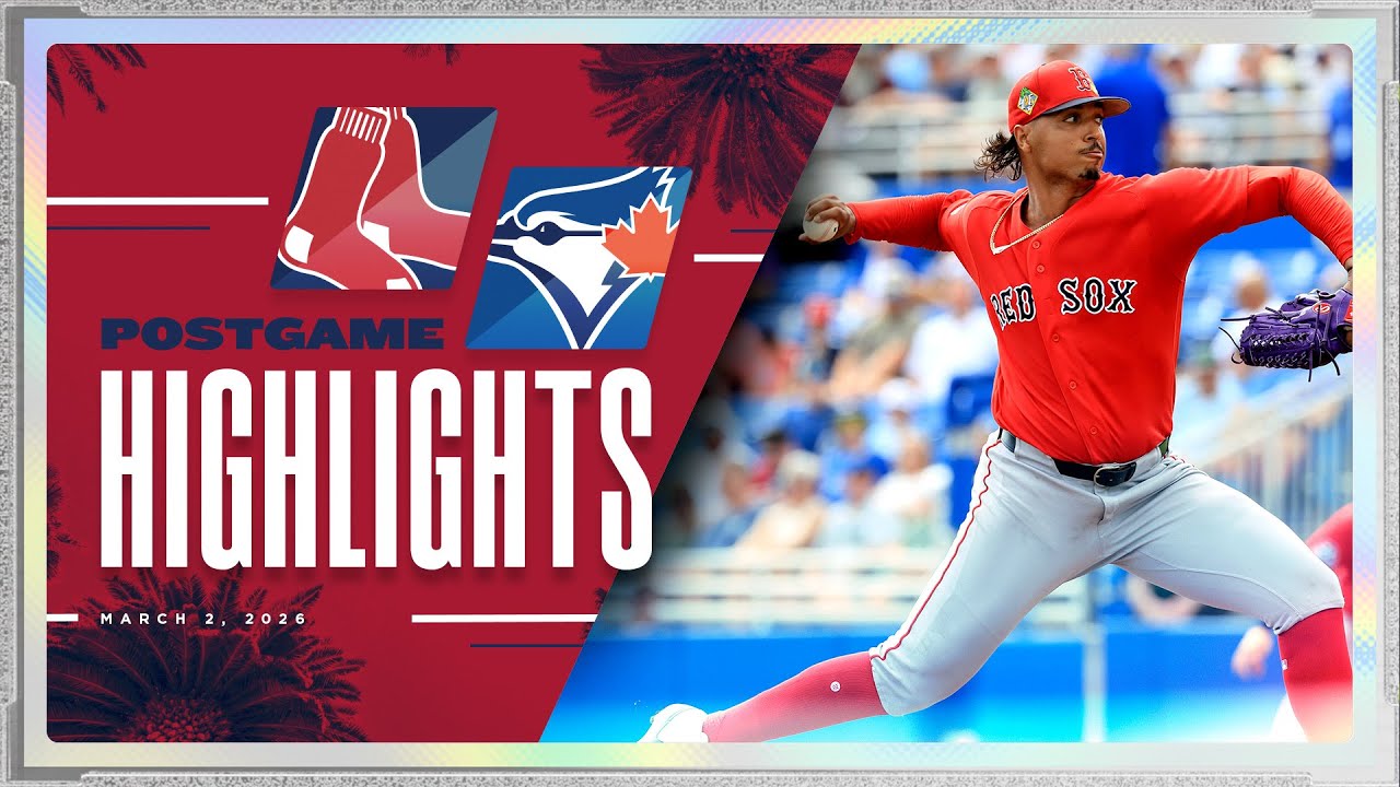 RED SOX HIGHLIGHTS: Red Sox vs Blue Jays - Johan Oveido Makes Stellar 2nd Start in Spring Training