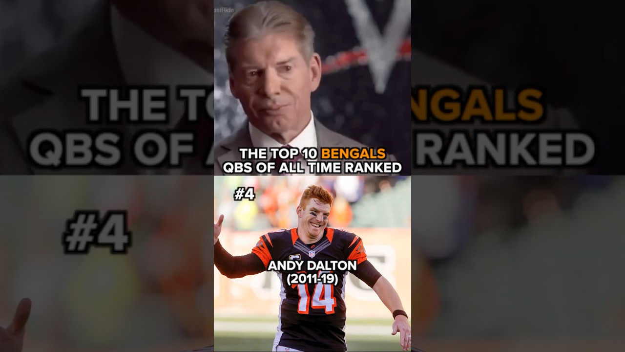 TOP 10 BENGALS QB'S OF ALL TIME #bengals #nfl #shorts