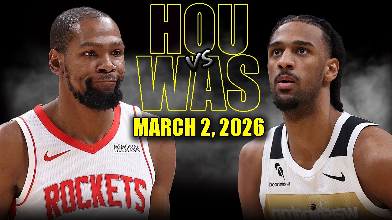 Houston Rockets vs Washington Wizards Full Game Highlights – March 2, 2026 | NBA Season