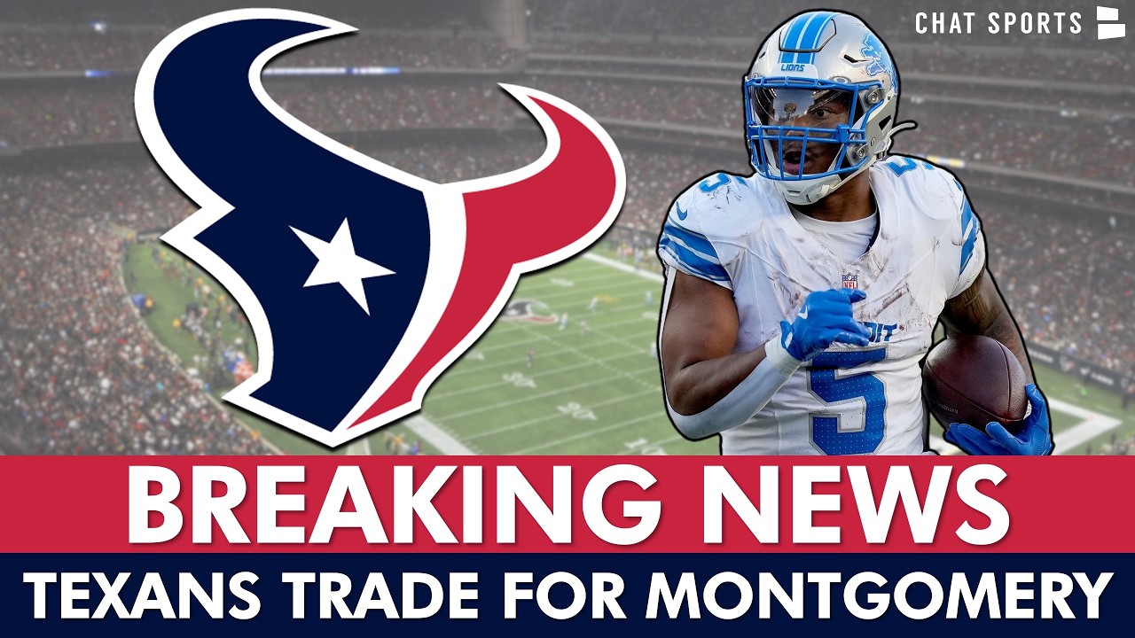 TEXANS BREAKING NEWS 🚨Texans Trading For Lions RB David Montgomery