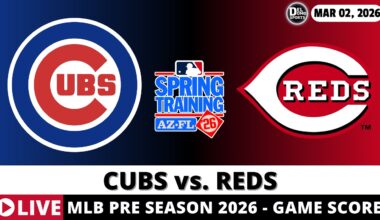 CHICAGO CUBS VS CINCINNATI REDS ⚾️ MLB Spring Training Game Score Radio Play-by-Play