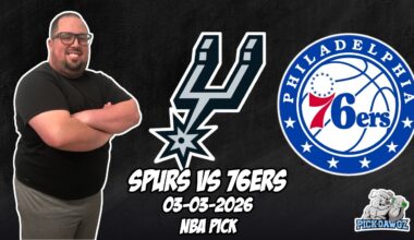 San Antonio Spurs vs Philadelphia 76ers 3/3/26 NBA Free Picks & Prediction | NBA Betting Tips
