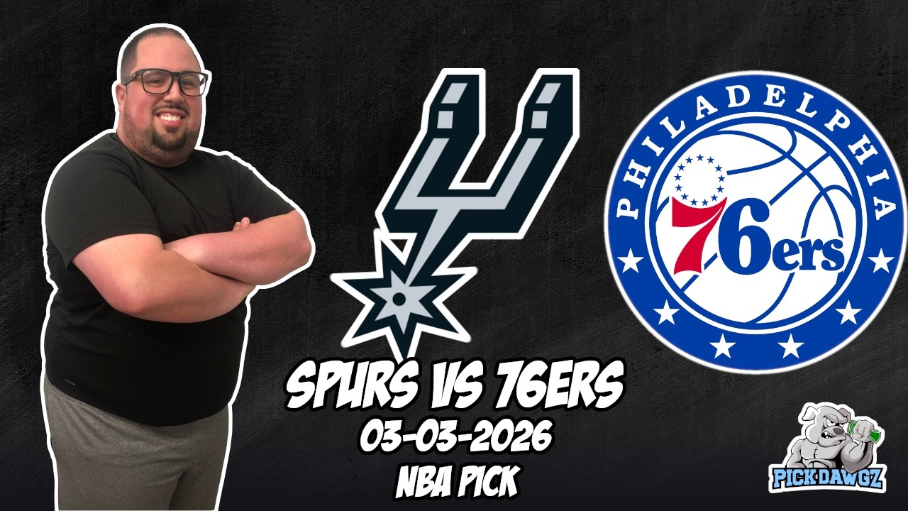 San Antonio Spurs vs Philadelphia 76ers 3/3/26 NBA Free Picks & Prediction | NBA Betting Tips