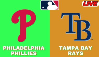 🔴LIVE : Philadelphia Phillies Vs Tampa Bay Rays | MLB 2026 | MLB Live Baseball Score