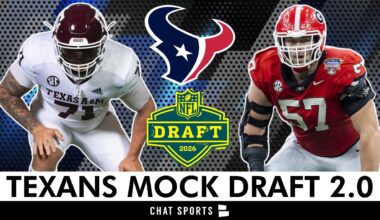 Houston Texans 7-Round Mock Draft 2.0 After Major Texans Trades SHAKE UP NFL Offseason