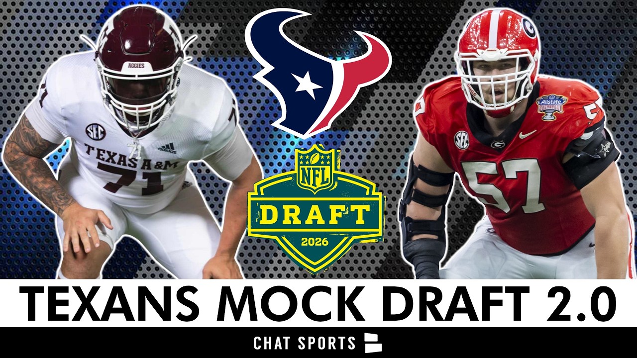 Houston Texans 7-Round Mock Draft 2.0 After Major Texans Trades SHAKE UP NFL Offseason