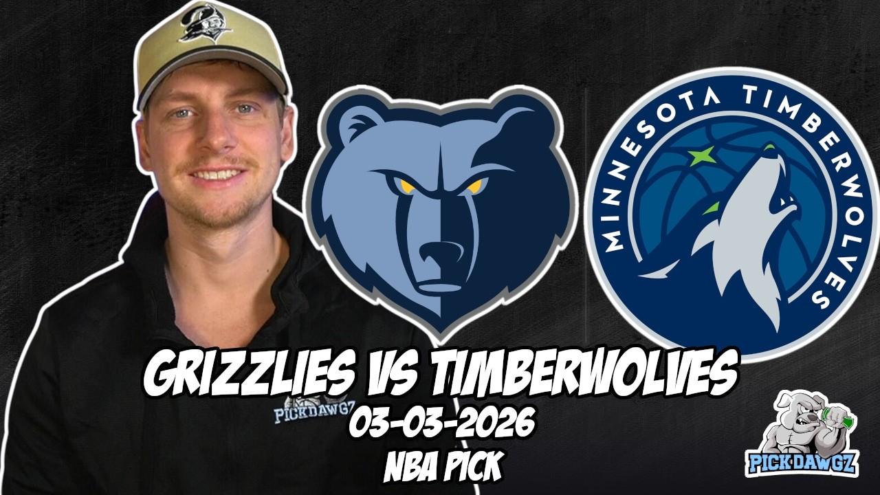 Memphis Grizzlies vs Minnesota Timberwolves 3/3/26 NBA Free Picks & Prediction | NBA Betting Tips