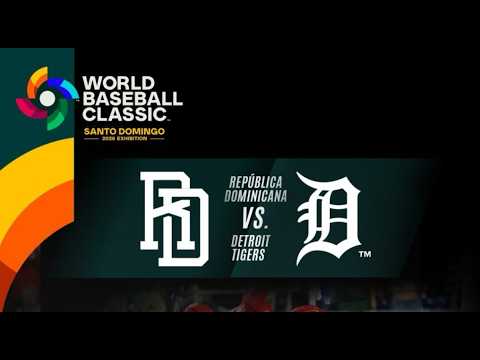 Dominican Republic vs Detroit Tigers transmisión en vivo | Baseball world Friendly International