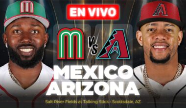 México vs Arizona D-Backs [🔴EN VIVO] | Juegos de Exhibición - World Baseball Classic | 🎙️NARRACIÓN