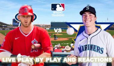 Los Angeles Angels vs Seattle Mariners Live Play-By-Play & Reactions : Spring Training
