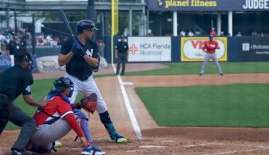 Yankees facing José Caballero playing for Team Panama!! Giancarlo Stanton looks Great!