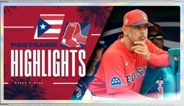 RED SOX HIGHLIGHTS: Red Sox vs Puerto Rico - Alex Cora Faces Brother Joey in Sibling Rivalry Game