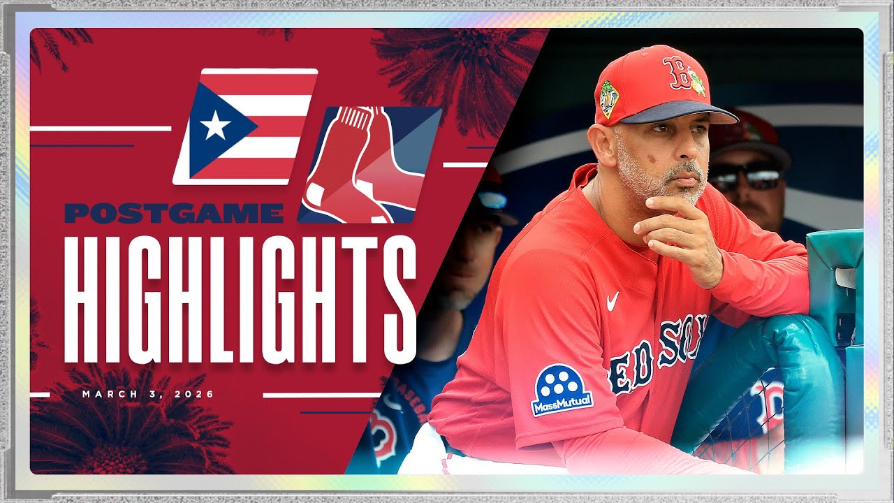 RED SOX HIGHLIGHTS: Red Sox vs Puerto Rico - Alex Cora Faces Brother Joey in Sibling Rivalry Game