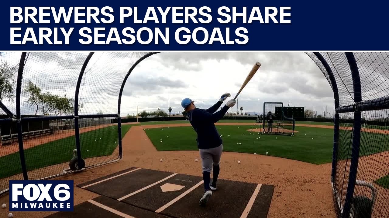 Milwaukee Brewers players early season goals | FOX6 News Milwaukee