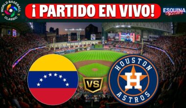 🔴VENEZUELA VS HOUSTON ASTROS EN VIVO -⚾PARTIDO EXHIBICIÓN RUMBO AL WORLD BASEBALL CLASSIC