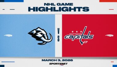 NHL Highlights | Mammoth vs. Capitals - March 3, 2026