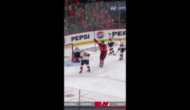 Dougie Hamilton with a Short Goal vs. Florida Panthers