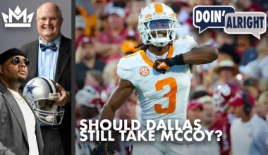 Are The Cowboys Out On McCoy & Could They Double Down At CB? + More Draft Prospects | Doin’ Alright
