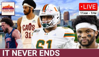 Cavaliers vs. Pistons reaction, Kyler Murray rumors, Browns mock draft projections & Guardians prep