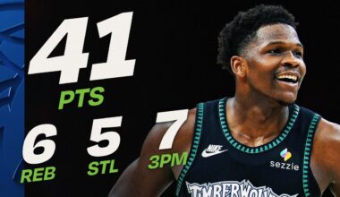 Anthony Edwards GOES OFF For 41 PTS & 7 3PM in Dominant Win | March 3, 2026