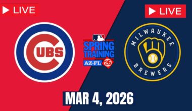 MLB LIVE! Chicago Cubs vs Milwaukee Brewers | Spring Training 2026 | Full Game 3/4/26