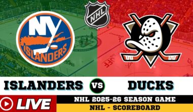 🔴LIVE : New York Islanders Vs Anaheim Ducks | NHL 2026 | NHL Live SCOREBOARD