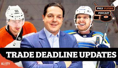 Trade Deadline Update: Rasmus Ristolainen, Robert Thomas, Briere’s TDL history | PHLY Flyers Podcast