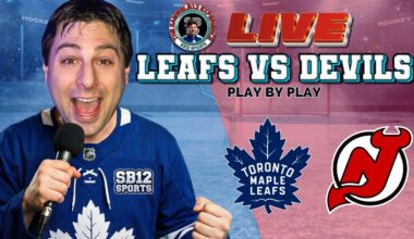 🏒 LIVE: Toronto Maple Leafs vs New Jersey Devils NHL Play by Play & Reactions!